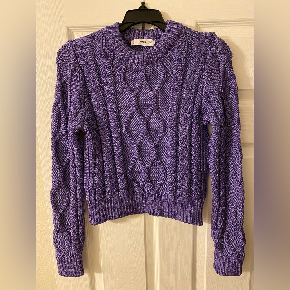 Mango knit cropped sweater